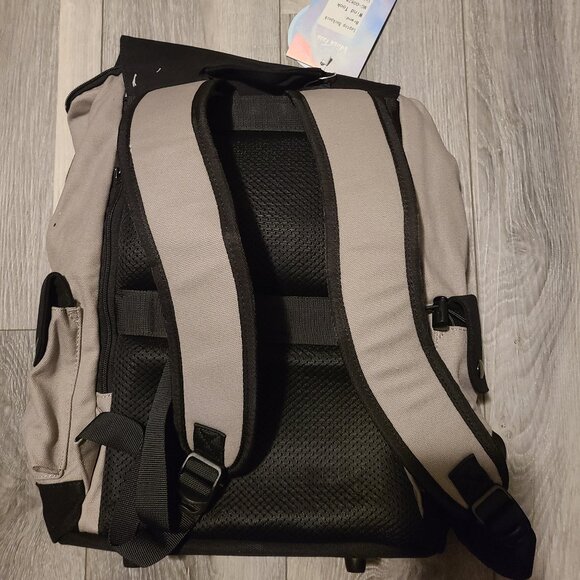 NWT Gray WindTook Laptop backpack for Women & Men,College Computer bag - Picture 12 of 12